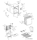 Part Location Diagram of WR38X2273 GE TRIM SHELF