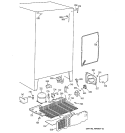 UNIT PARTS Diagram and Parts List for TFX25ARBEWW  General Electric Refrigerator
