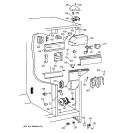 FRESH FOOD SECTION Diagram and Parts List for TFX25CRBEBB  General Electric Refrigerator