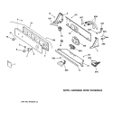 Part Location Diagram of WH11X10014 GE DIAL Assembly