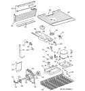 UNIT PARTS Diagram and Parts List for CTT18EABSRAA  Hotpoint Refrigerator