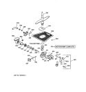 MOTOR - PUMP MECHANISM Diagram and Parts List for GSD5134D00WW  General Electric Dishwasher