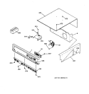 CONTROL PANEL Diagram and Parts List for JCKS05BA2BB  General Electric Wall Oven