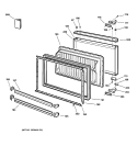 FREEZER DOOR Diagram and Parts List for TCX18IACBRAA  General Electric Refrigerator