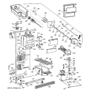 FREEZER SECTION Diagram and Parts List for TFX27ZPBEAA  General Electric Refrigerator