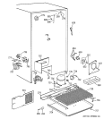 UNIT PARTS Diagram and Parts List for TFX28PBBEBB  General Electric Refrigerator