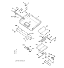 GAS BURNER PARTS Diagram and Parts List for JGBP27BEA4AD  General Electric Range