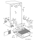 UNIT PARTS Diagram and Parts List for TPX24BPBEWW  General Electric Refrigerator