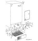 UNIT PARTS Diagram and Parts List for TPX21BRBEBB  General Electric Refrigerator