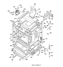 BODY PARTS Diagram and Parts List for JGBP30BEA4WH  General Electric Range