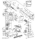 FREEZER SECTION Diagram and Parts List for CSX22GRBEAA  Hotpoint Refrigerator