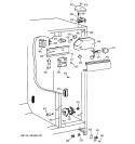 FRESH FOOD SECTION Diagram and Parts List for CSX20BABEWH  Hotpoint Refrigerator
