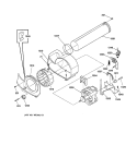 MOTOR Diagram and Parts List for DSXH43EV0WW  General Electric Dryer