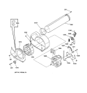 MOTOR Diagram and Parts List for DSXH43GV0WW  General Electric Dryer