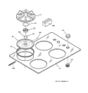 Part Location Diagram of WB18K5559 GE HARNESS WIRE BURNER