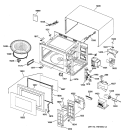 Part Location Diagram of 49-40023 GE PM MANUAL USE & CARE