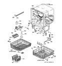 BODY PARTS Diagram and Parts List for GSD3910C05AA  General Electric Dishwasher