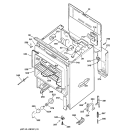 BODY PARTS Diagram and Parts List for JBS61BB1WH  General Electric Range