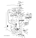 FRESH FOOD SECTION Diagram and Parts List for TPG21PRCEBB  General Electric Refrigerator