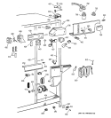 FRESH FOOD SECTION Diagram and Parts List for TFX25CPCEBB  General Electric Refrigerator