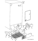 UNIT PARTS Diagram and Parts List for TPG21BRCEWW  General Electric Refrigerator