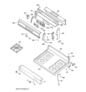 Part Location Diagram of WB27K10015 GE OVERLAY (BLACK)