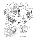 Part Location Diagram of WB07X10340 GE CONTROL PANEL