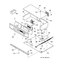 Part Location Diagram of WB36T10195 GE PANEL CONTROL Assembly