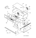 Part Location Diagram of WB36T10196 GE Control Panel - White