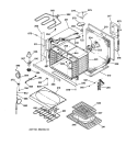 Part Location Diagram of WB07T10038 GE Oven Bottom Trim