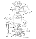 Part Location Diagram of WH23X82 GE PUMP