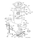 Part Location Diagram of WH43X119 GE Agitator - White