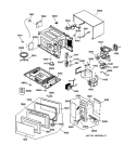Part Location Diagram of WB55X10319 GE DOOR PANEL