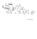 ICEMAKER WR30X0327 Diagram and Parts List for CSX25MRCEWW  Hotpoint Refrigerator