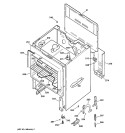 BODY PARTS Diagram and Parts List for JBS02BB1  General Electric Range