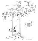 FRESH FOOD SECTION Diagram and Parts List for TFX22ZPBEWW  General Electric Refrigerator