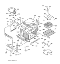 Part Location Diagram of WB63K5077 GE MAIN BACK