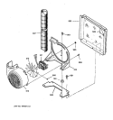 BLOWER Diagram and Parts List for JDP36GV1AD  General Electric Range