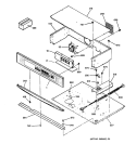 Part Location Diagram of WB36T10215 GE Control Panel - Stainless Steel