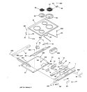 Part Location Diagram of WB36K5411 GE END CAP-LT-WHITE