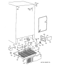 UNIT PARTS Diagram and Parts List for TFG25JRBEWW  General Electric Refrigerator