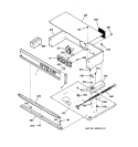 Part Location Diagram of WB27T10265 GE Electronic Clock Oven Control