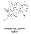Part Location Diagram of WH42X10192 GE CONTROL PANEL Assembly