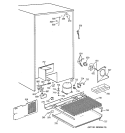 UNIT PARTS Diagram and Parts List for TFG28ZFCEWH  General Electric Refrigerator