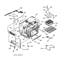 Part Location Diagram of WB63T10025 GE FRONT FRAME