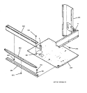 SPACER Diagram and Parts List for JTP27BW1BB  General Electric Wall Oven