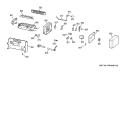 ICEMAKER WR30X0330 Diagram and Parts List for TFZ22PRBEWW  General Electric Refrigerator