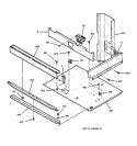SPACER Diagram and Parts List for JTP45BW2BB  General Electric Wall Oven