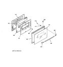 DOOR Diagram and Parts List for JSC26GT1BG  General Electric Range