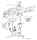 FRESH FOOD SECTION Diagram and Parts List for TFJ22PRBEWW  General Electric Refrigerator